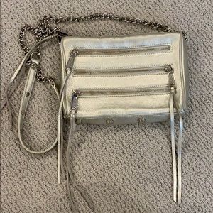 Silver Rebecca Minkoff crossbody